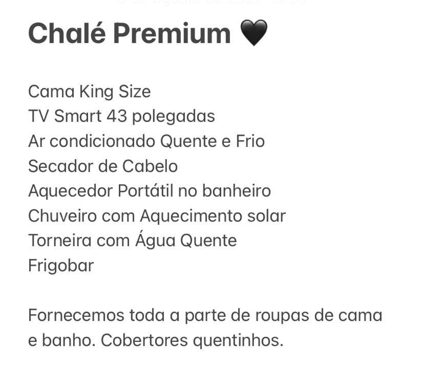 Aconchego Do Sereno Exclusive Chales 乌鲁比西 外观 照片