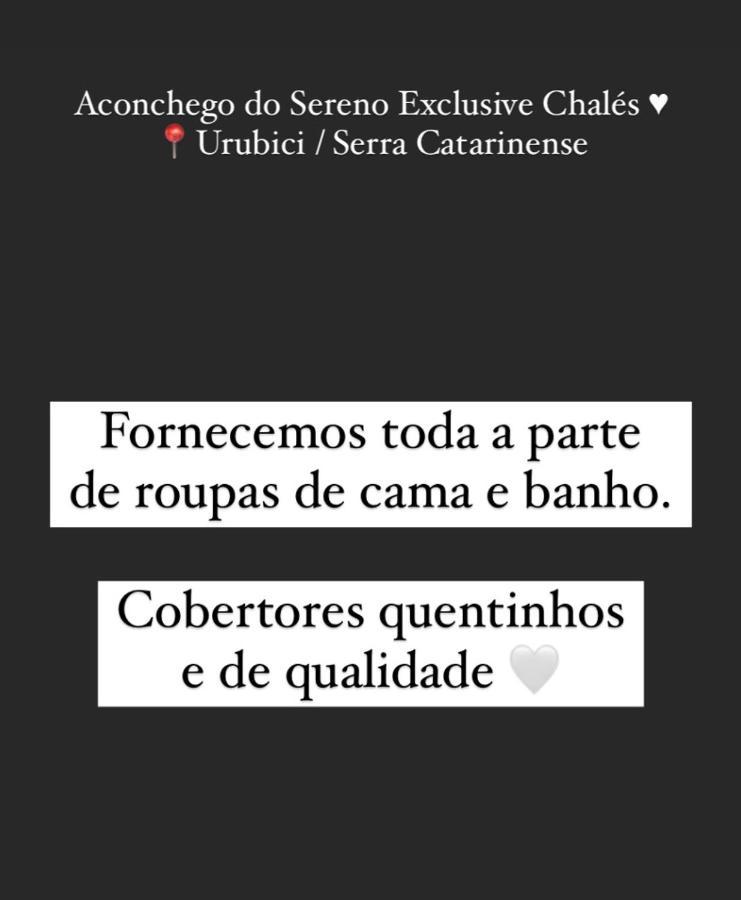 Aconchego Do Sereno Exclusive Chales 乌鲁比西 外观 照片